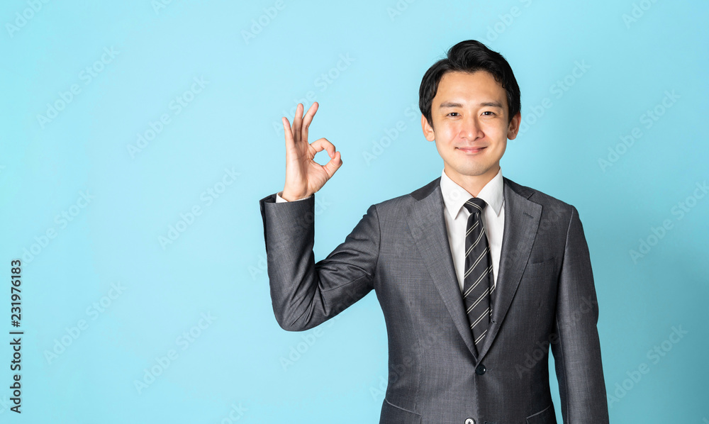 OKするビジネスマン OKするビジネスマン