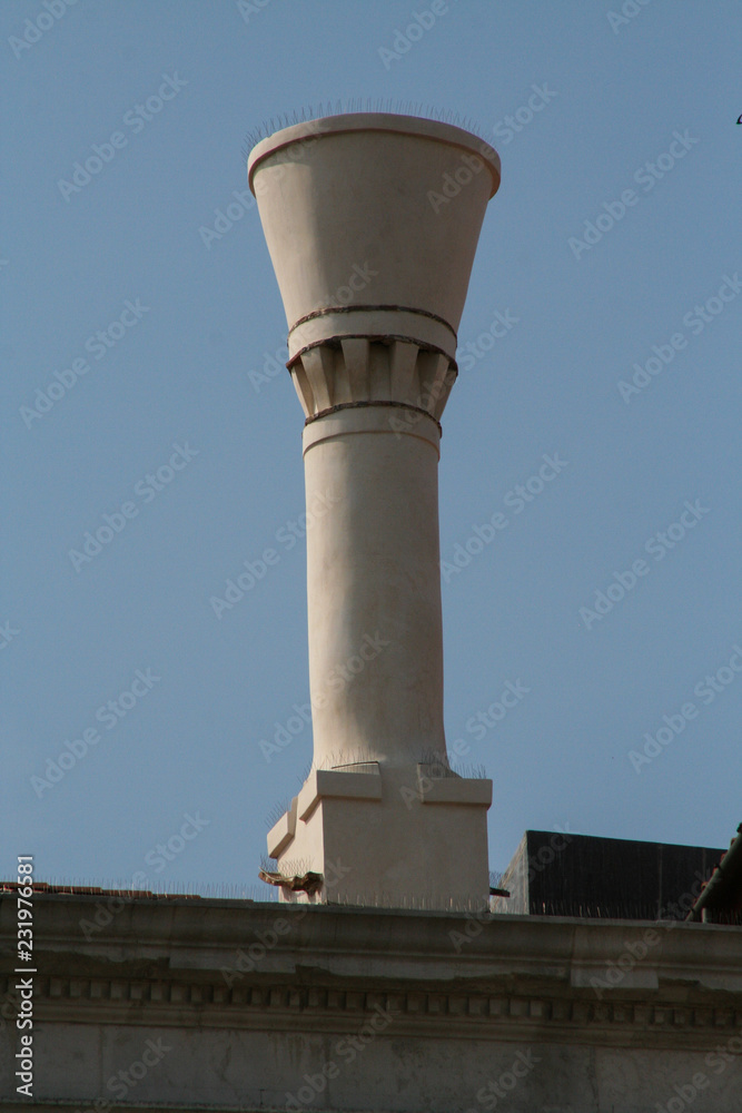 Venice, an ancient traditional chimney pot Venice, an ancient traditional chimney pot