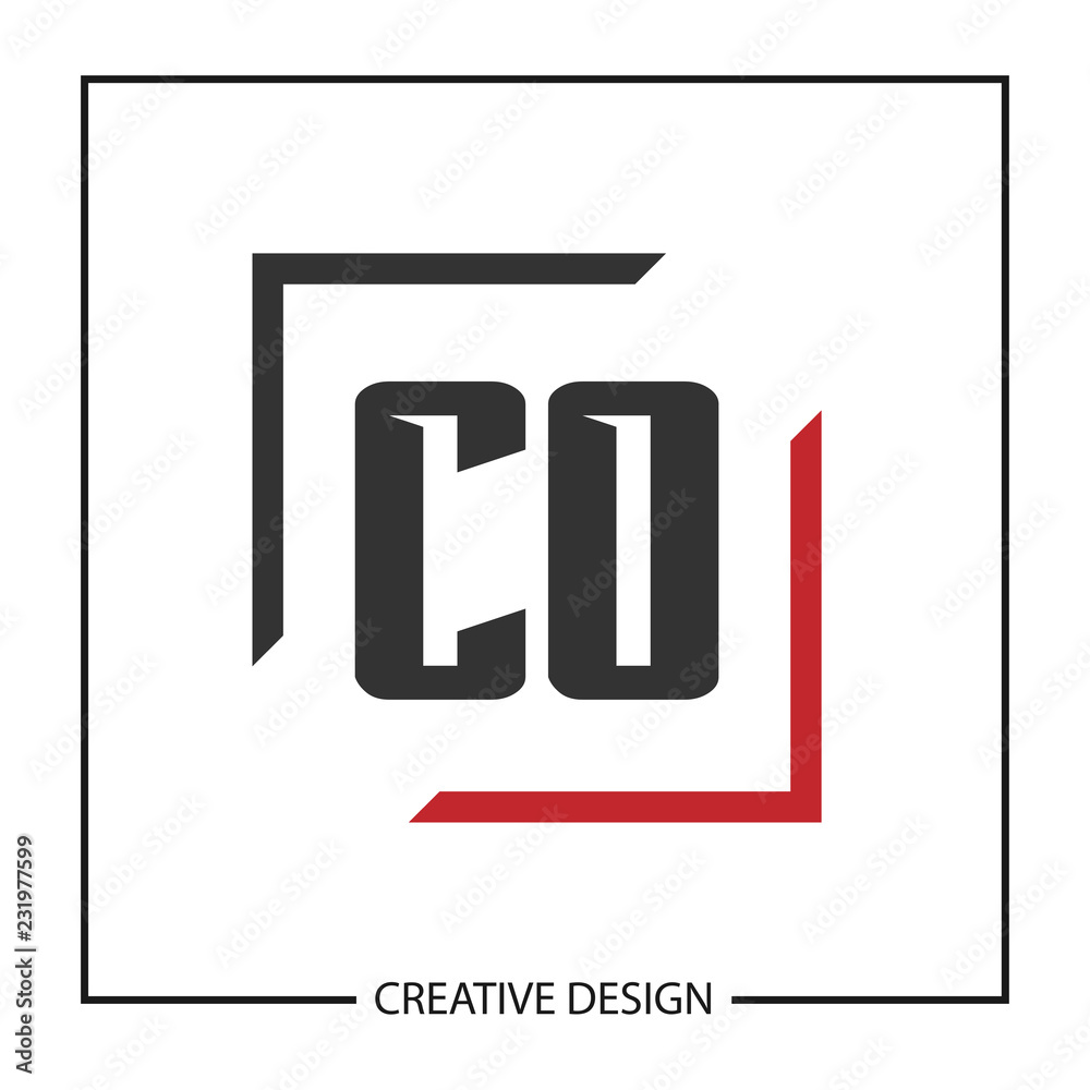 Initial Letter CO Logo Template Design Vector Illustration Initial Letter CO Logo Template Design Vector Illustration