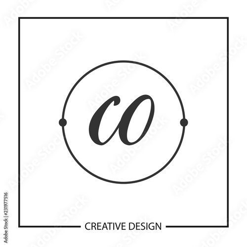 Initial Letter CO Logo Template Design Vector Illustration