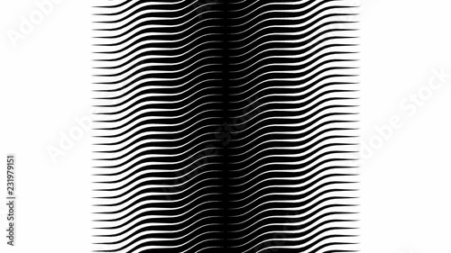 Abstract graphic slow motion black and white background pattern