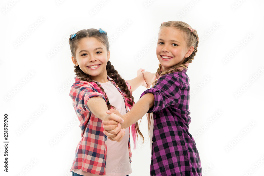 Dress similar with best friend. Dress to match your friend. Best