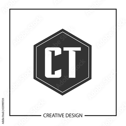 Initial Letter CT Logo Template Design Vector Illustration