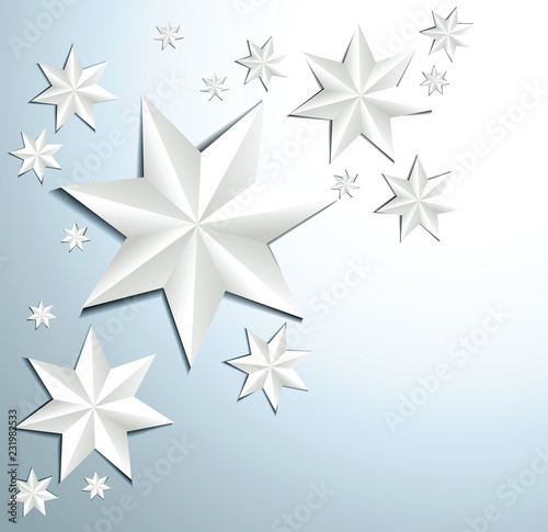 Holiday background with Christmas star decoration