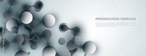 Molecular structures background and technology vector illustration