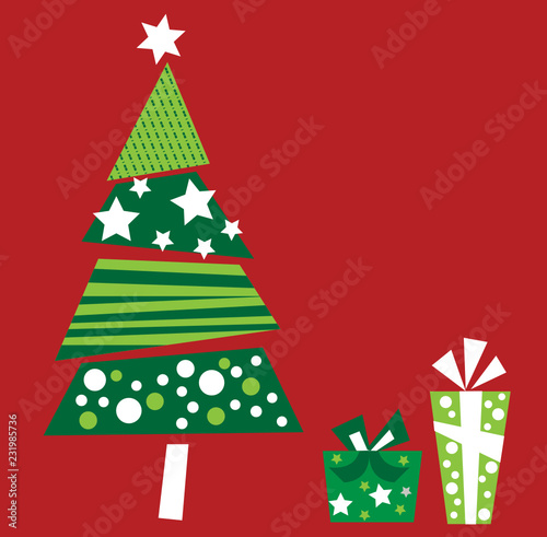 Red and Green Christmas Gra...