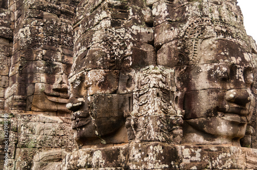 Stone faces, Cambodia