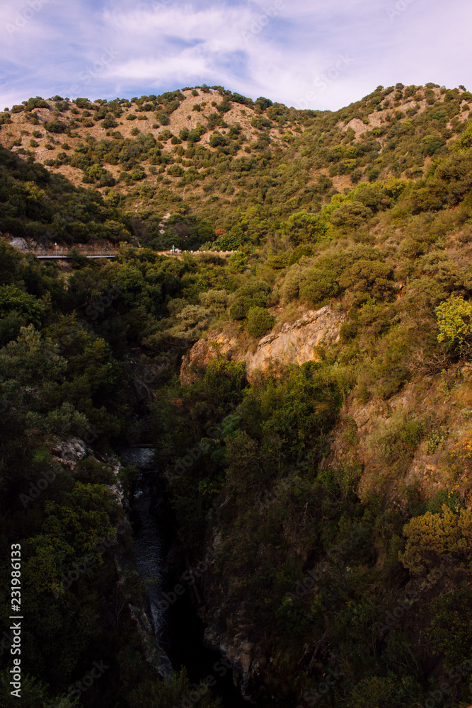 Path “Acequia del Guadalmina”. Benahavis, Costa del Sol, Andalusia, Spain.