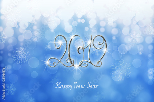 2019 Happy New Year banner ...