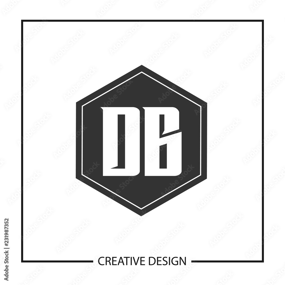 Initial Letter DB Logo Template Design Vector Illustration