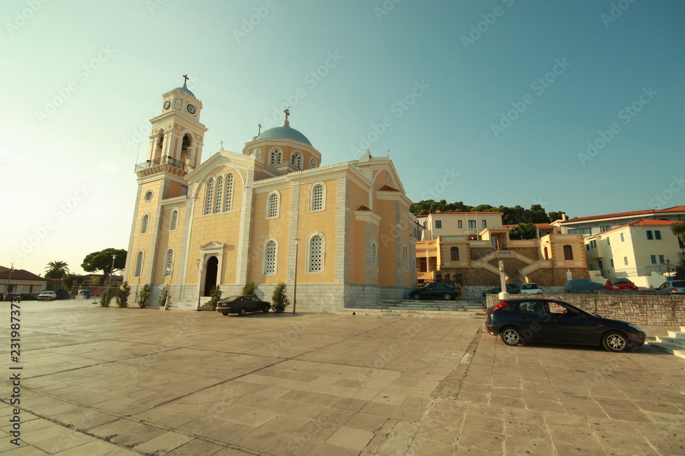 Fototapeta premium cathedral in Greece