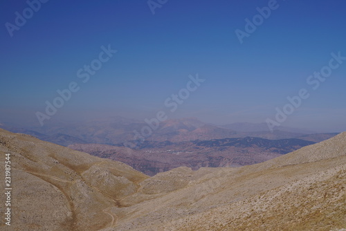 mountain landscape from the mountain Nemrut Dagi