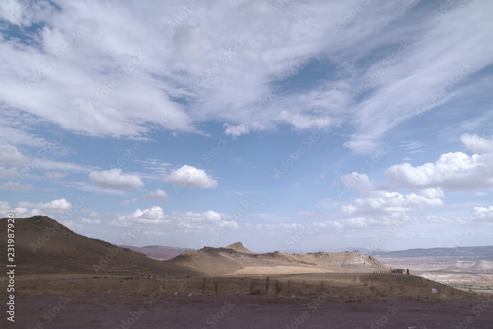 view of capadocia, the white mountains, view of capadocia, the white mountains,