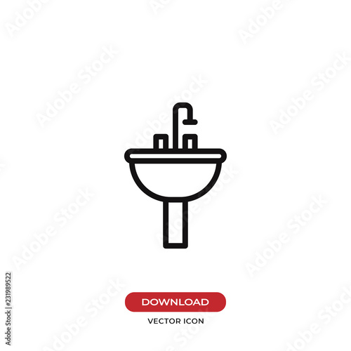 Sink vector icon