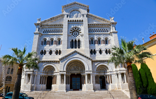 Monaco Cathedral (Cathedrale de Monaco) in Monaco-Ville, Monaco