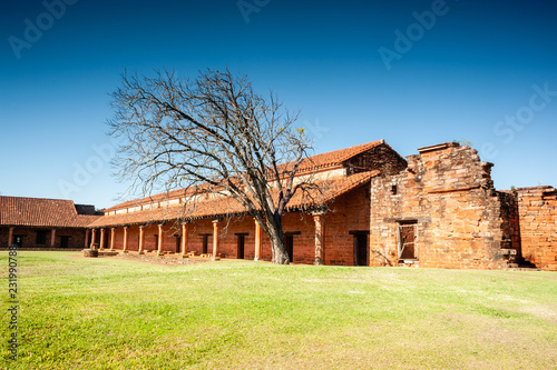 Jesuit Reductions of San Cosme and Damian. Itapúa. Paraguay. photo