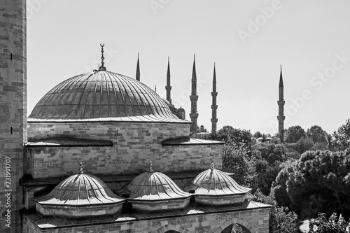 Exterior of Firuz Aga Mosque in Istanbul photo