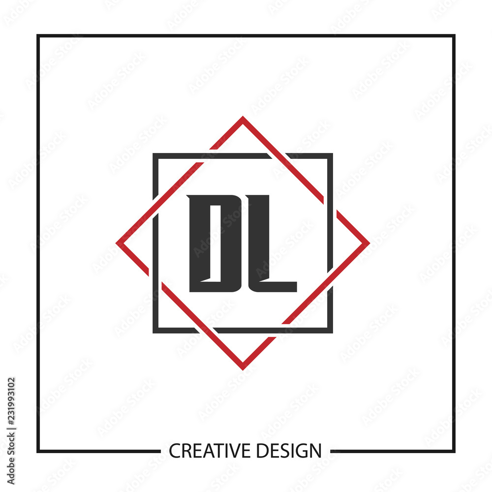 Initial Letter DL Logo Template Design Vector Illustration Initial Letter DL Logo Template Design Vector Illustration