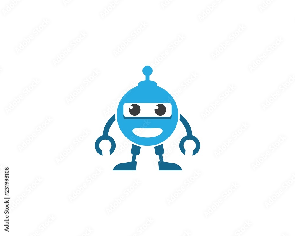 Robot vector icon