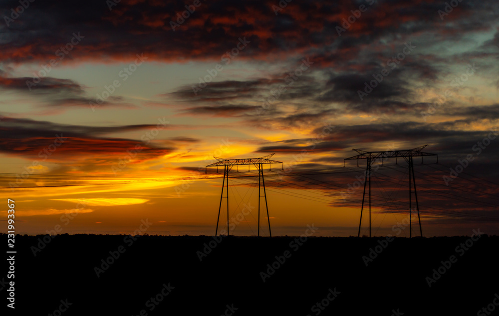 Obraz premium coucher de soleil