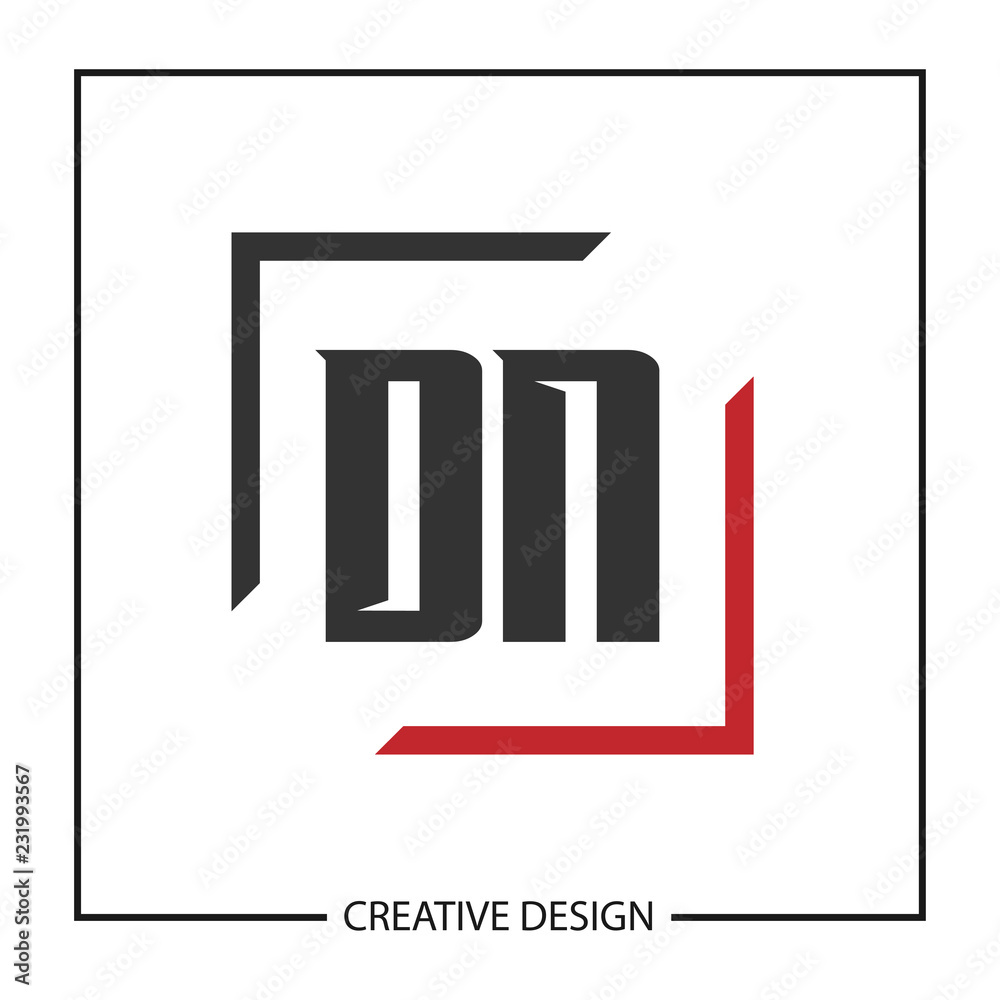 Initial Letter DN Logo Template Design Vector Illustration Initial Letter DN Logo Template Design Vector Illustration