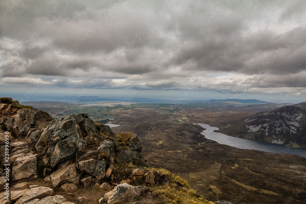 View from Mount Errigal View from Mount Errigal