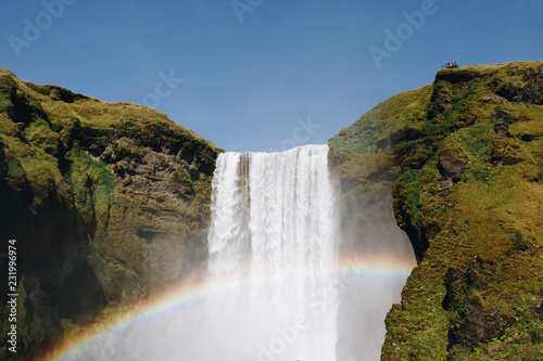 Iceland Waterfall Skogafoss © lasfotosdexus