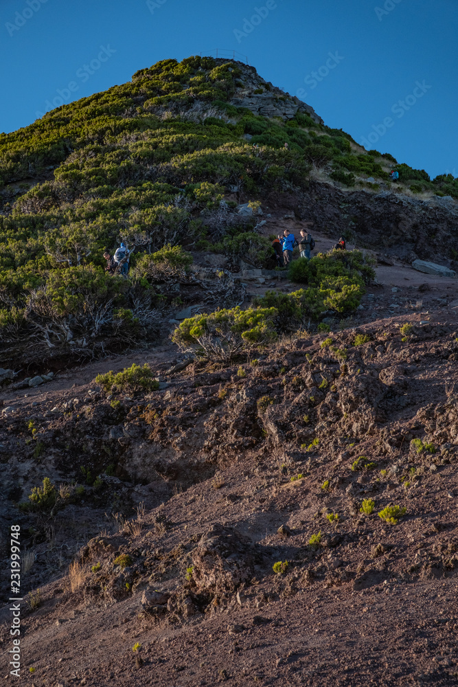 Pico Ruivo sunrise - Madeira Island Portugal Pico Ruivo sunrise - Madeira Island Portugal