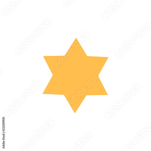 star  favorite icon. Element of material arrow symbol icon for mobile concept and web apps. Color star  favorite icon can be used for web and mobile