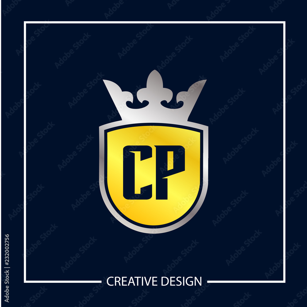 Initial Letter CP Logo Template Design Vector Illustration Initial Letter CP Logo Template Design Vector Illustration