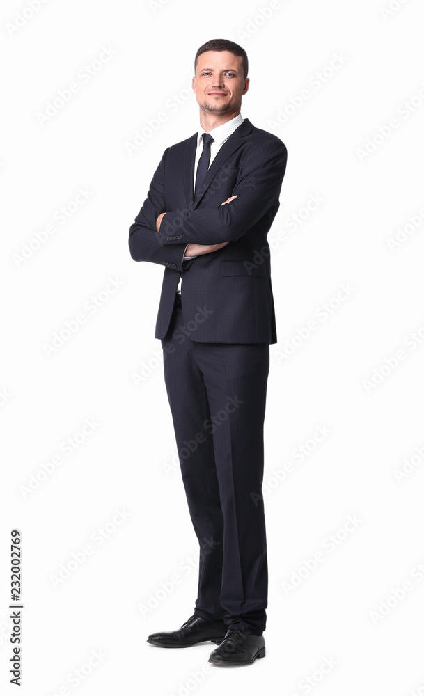 portrait in full growth. a successful businessman portrait in full growth. a successful businessman