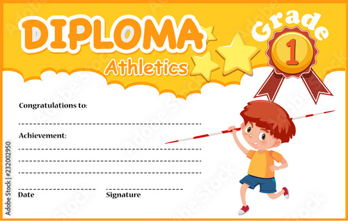 Grade one athletics diploma