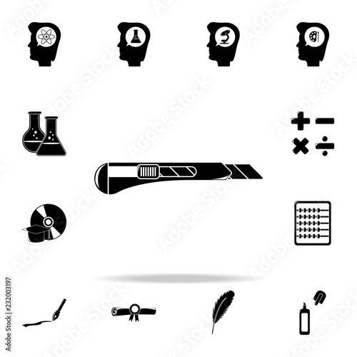 cutter icon. Education icons universal set for web and mobile