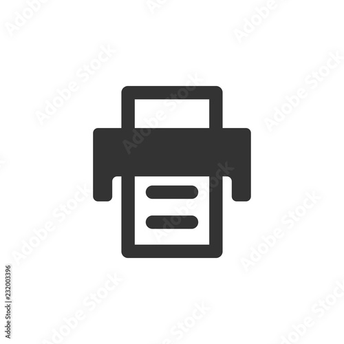 printer isolated simple icon