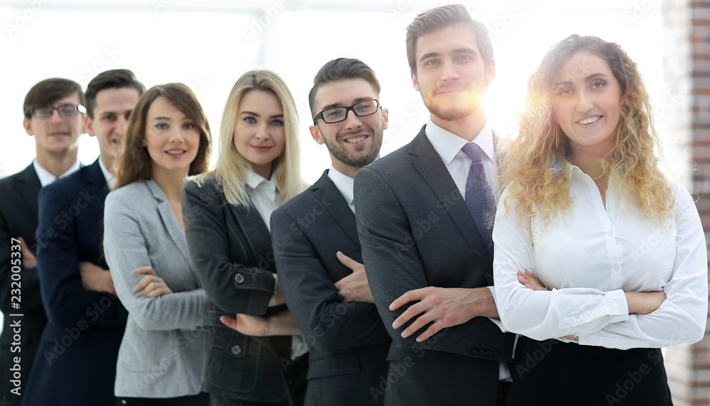 portrait of confident business team portrait of confident business team