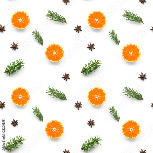 Christmas seamless pattern. Xmas concept. Backdrop for design.