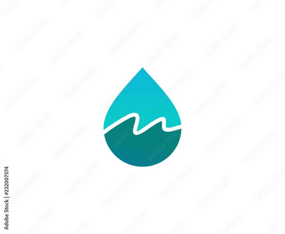 Water drop logo Water drop logo