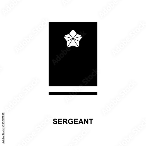 japan sergeant military ranks and insignia glyph icon