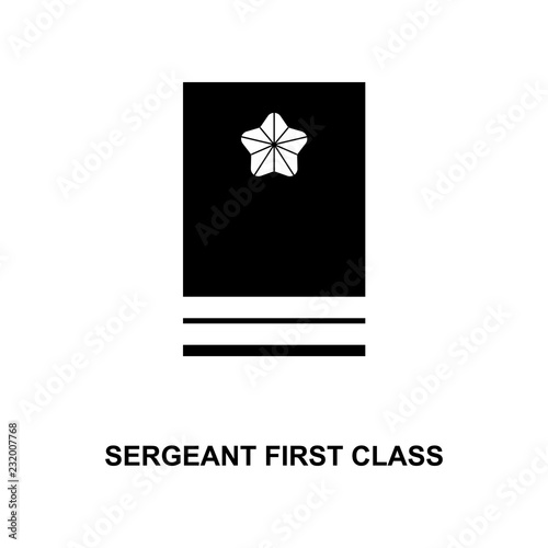 japan sergeant first class military ranks and insignia glyph icon