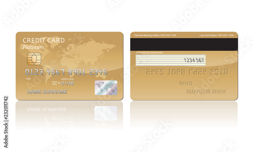 Vector credit card