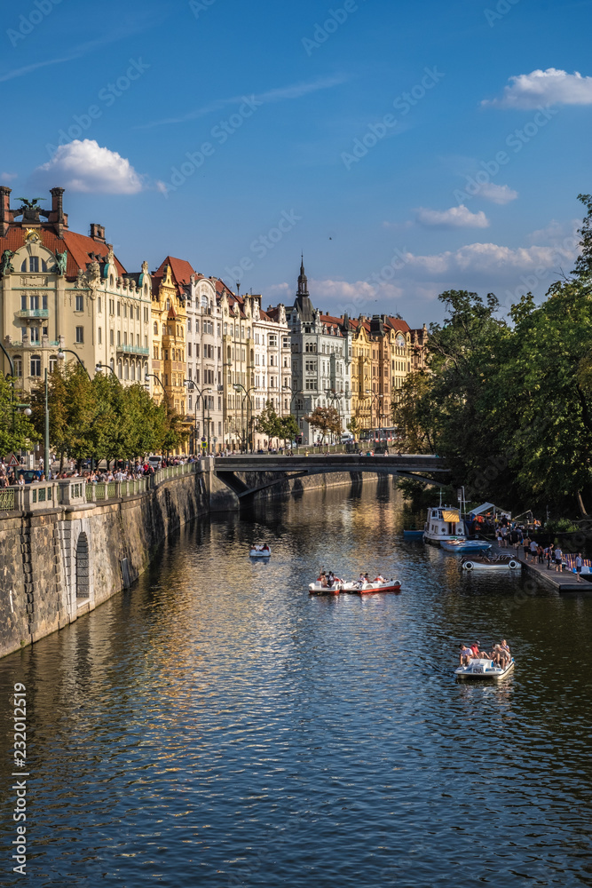 Prague city - Czech Republic - river view