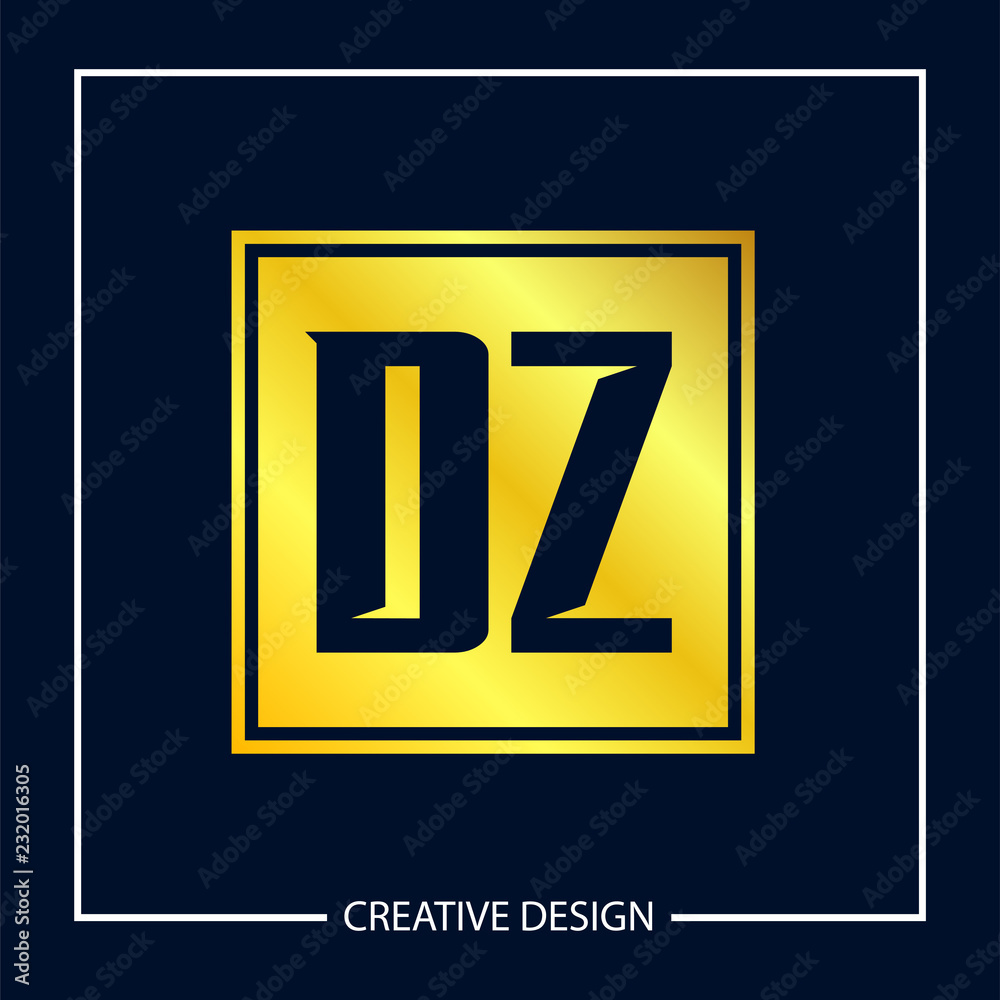 Initial Letter DZ Logo Template Design Vector Illustration Initial Letter DZ Logo Template Design Vector Illustration