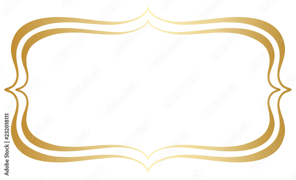 Simple Double Lined Vector Border or Frame Simple Double Lined Vector Border or Frame