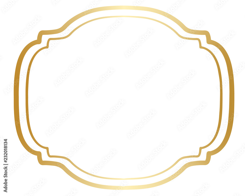 Simple Double Lined Vector Border or Frame Simple Double Lined Vector Border or Frame