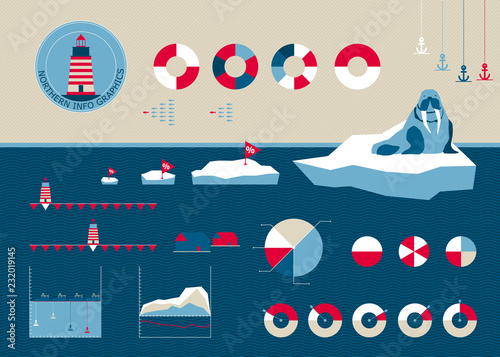 7146945 Vector templates for info graphics in nordic style