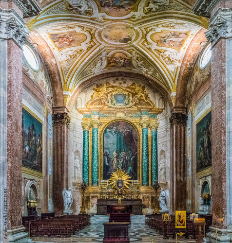 Interior church rome
