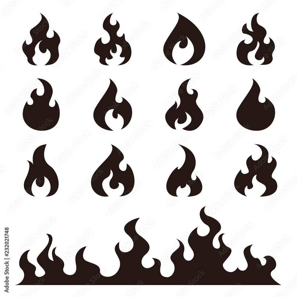 火 炎 アイコン Stock Vector Adobe Stock 火 炎 アイコン Stock Vector Adobe Stock