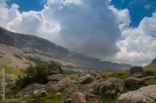 Natural landscape with blue sky in Spain