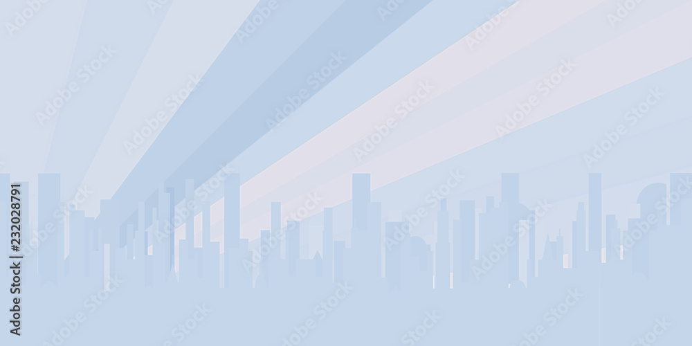 Fototapeta premium Pale City Morning