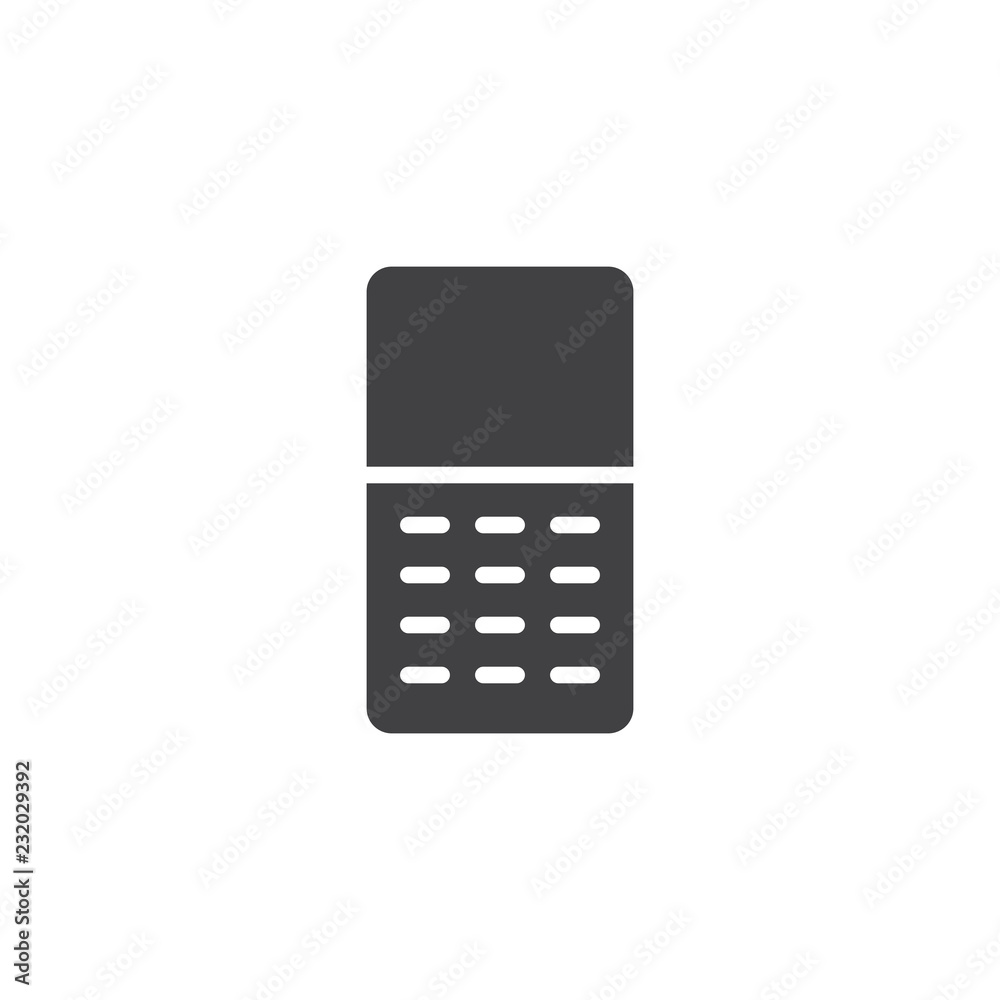 Phone with buttons vector icon. filled flat sign for mobile concept and web design. Cellphone simple solid icon. Symbol, logo illustration. Pixel perfect vector graphics Phone with buttons vector icon. filled flat sign for mobile concept and web design. Cellphone simple solid icon. Symbol, logo illustration. Pixel perfect vector graphics